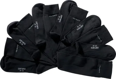 Produktbild von Camano Kniestrümpfe ca-soft im 3er Pack Band ohne Gummidruck black 43-46