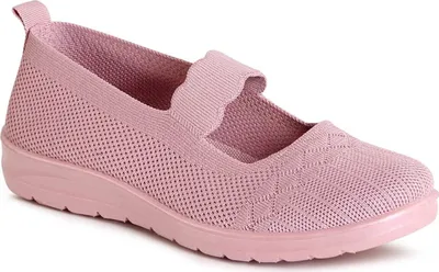 Produktbild von topschuhe24 3081 Damen Halbschuhe Sportliche Keilabsatz Ballerina, Farbe:Rosa, Größe:38 EU