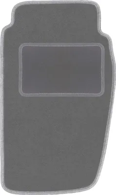 Produktbild von Fahrerfußmatte Velours graphit passend für Jeep Grand Cherokee ZJ (1998-2005, Feld) – mit Befestigungen – passgenau