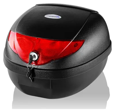Produktbild von Topcase Motorradkoffer 24 Liter, universeller Helmkoffer für Roller, Motorrad, Mofa und Quad