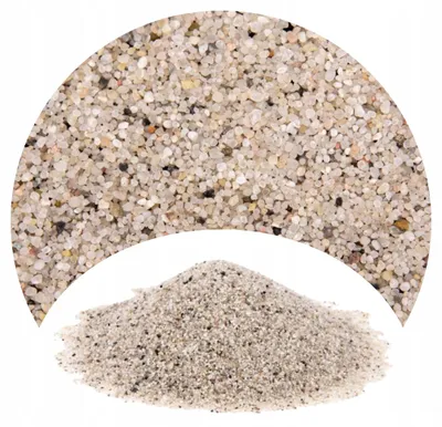 Immagine prodotto di Ghiaia per Acquario Kwarcowy 24 kg, fondo naturale, granulazione 1-2 mm, neutra per piante, pesci e krewette