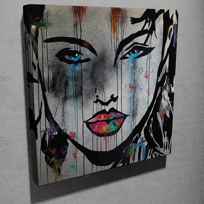 Obrázok produktu pre Wallity, KC127- SYM4246, Farebné, Maľba na plátne, 45 x 45 cm, 100% plátno