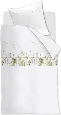 Produktbild von Marjolein Bastin Renforcé-Bettwäsche-Garnitur Winterly Farbe Natural Größe 155x220