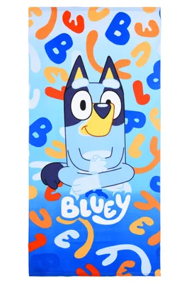 Produktbild von Bluey Handtuch Kinder Strandtuch Badetuch Mädchen