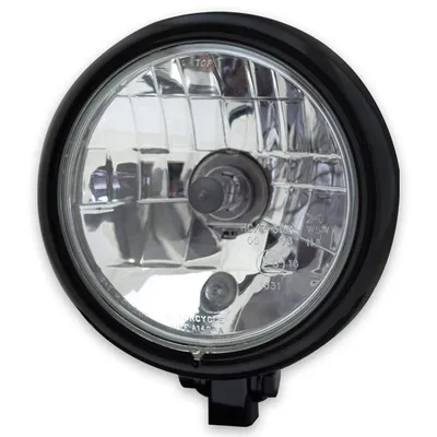 Image de Phare Bullet 5-3/4 noir brillant