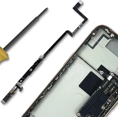 Produktbild von Clappio, Power-Tasten-Flexkabel iPhone 16 Pro kompatibel, Schwarz