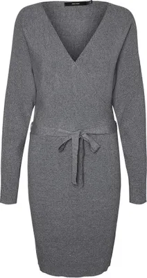 Produktbild von Vero Moda Hollyrem Curve Langärmliges Kurzes Kleid Grau M Damen Grau M