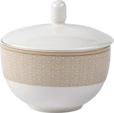 Productafbeelding van Ritzenhoff en Breker serie Geo, suikerpot, rond, 9 cm, wit, 1 stuk