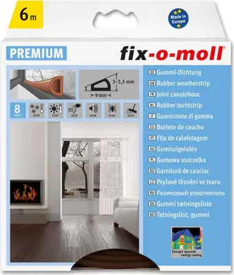 Produktbild von D-Profildichtung fix-o-moll 6m braun