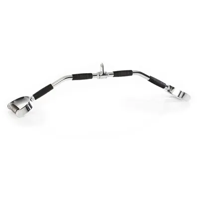 Image de Barre de traction latérale Gymstick avec poignées, chrome/noir, taille unique