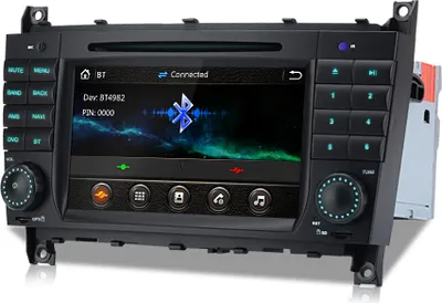 Zdjęcie produktu dla radio samochodowe 7" GPS Navi CD DVD DAB+ RDS SWC do Mercedes Benz C-Class W203 CLK 209