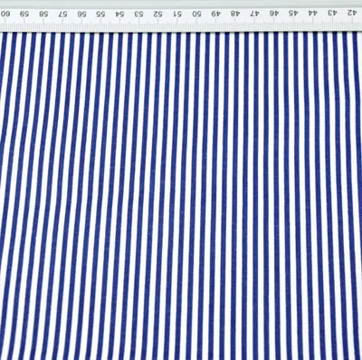 Produktbild von 100% Baumwolle Streifen in marineblau und weiß