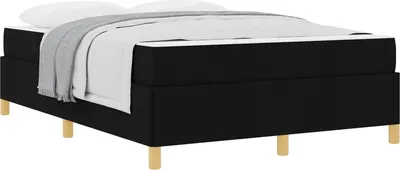 Immagine prodotto di Struttura del letto con materasso Nero 140 x 190 cm Tessuto