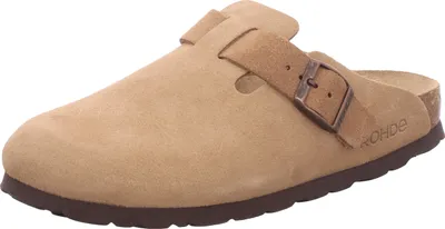 Produktbild von Rohde Damen-Pantolette mit Tieffußbett Beige, Farbe:beige/schlamm, EU Größe:43