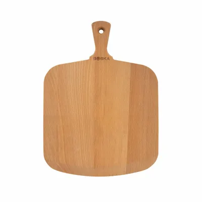 Produktbild von Boska Pizzaschaufel Amigo/Für warme und kalte Pizza/Kurzer Griff/Buchenholz/Servierbrett / 30 cm breit