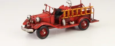 Obrázok produktu pre Moritz Design cínový model hasičského auta 9,6 x 26,5 x 9,9 cm kovové auto bez hračky