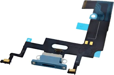Produktbild von Ladebuchse Audio Flexkabel für iPhone Xr blau