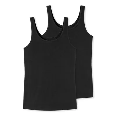 Produktbild von Schiesser Damen 2 er Pack Trägertop Gr. S  schwarz