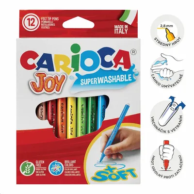 Produktbild von Carioca 43176, Fein, Mehrfarbig, 2,8 mm, Mehrfarbig, Rund, Italien