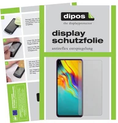 Produktbild von 6x Schutzfolie für Infinix Hot 9 Pro matt Displayschutzfolie Folie Display Schutz dipos