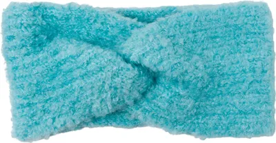 Produktbild von styleBREAKER Damen Strick Stirnband mit Rippstrickmuster und Twist Knoten, warmes Winter Haarband Boucle Optik, Headband 04026063