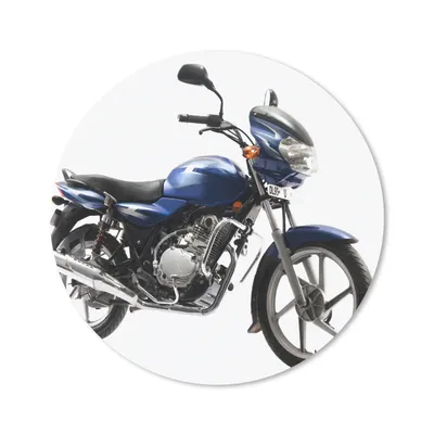 Produktbild von MuchoWow® Mauspad Mousepad Nahaufnahme eines blauen Motorrads 20x20 cm - Mousepads - Maus Mat - Pad - Mausunterlage - Schreibtischmatte