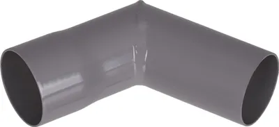 Obrázok produktu pre Renoplast hliníkový odkvapový systém R50, oblúky zvodovej rúry, roh 87°, DN 40 mm, sivá