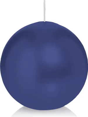 Produktbild von Wiedemann Kerzen Kugelkerzen Dunkelblau Ø 80 mm, 6 Stück, rußarm, tropffrei, hochwertiger Docht
