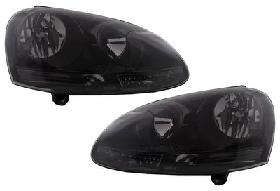 Produktbild von Scheinwerfer für VW Golf 5 V 10.2003-2009 Jetta 2005-2010 Alles schwarz.