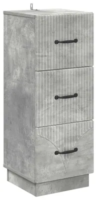 Zdjęcie produktu dla Szafka z Szufladami Betonowy szary 33 x 34,5 x 87 cm