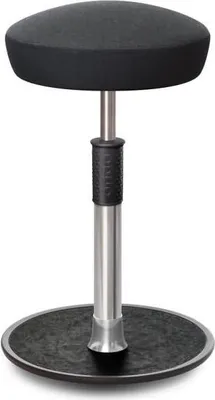 Produktbild von Sitz- Stehhocker Free Tall Hutsitz kvadrat Remix Anthrazit chrom /schwarz.