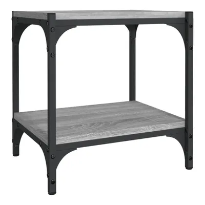 Produktbild von TV-Schrank Grau Sonoma 40x33x41 cm Holzwerkstoff und Stahl