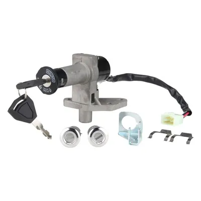 Immagine prodotto di Blocco dell'accensione, set di serrature a 4 pin per Baotian, Rex, MKS Cina scooter 50 - 150cc
