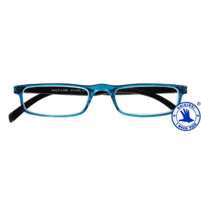 Produktbild von Halbbrille Half-Line Blau-Schwarz (+ 1,75 dpt)