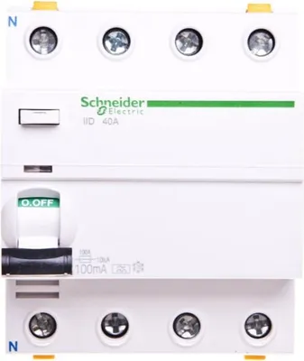 Produktbild von 4P 40A 0,1A Differenzialschutzschalter Typ A iID A9Z22440