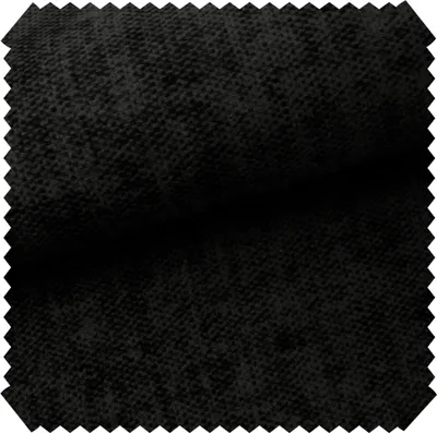 Produktbild von novely® MARLOW - Marmorierter Velours Möbelstoff - Samtweicher und Robuster Polsterstoff - Pflegeleichte Meterware 1lfm - Farbe: 14 Schwarz