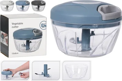 Produktbild von Gemüseschneider Manuell mit Seilzug Gemüse Zerkleinerer Zwiebelschneider Multizerkleinerer