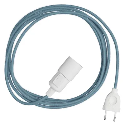 Immagine prodotto di Creative Cables - Snake - Lampada plug-in con cavo in tessuto colorato