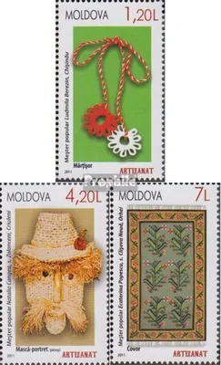 Produktbild von Briefmarken Moldawien 2011 Mi 738-740 (kompl.Ausg.) postfrisch Volkskunst
