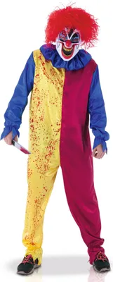 Image de Costume de clown psychopathe pour adulte