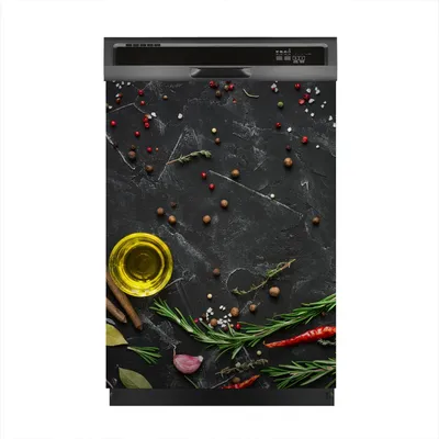 Produktbild von Magnete Dekorative 60x80 cm Küche Magnetmatte Spülmaschine - Gewürze Gemüse