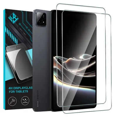 Produktbild von 2x 4H Tablet Schutzglas für Xiaomi Pad 6S Pro 12.4 Zoll Displayglas Displayschutz