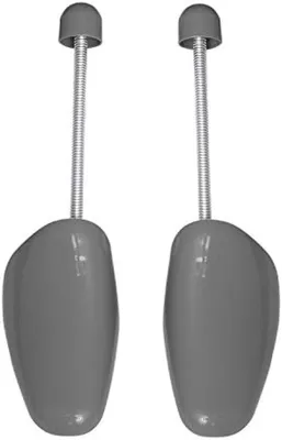Productafbeelding van PromoHome® Schoenrekset - 5 paar universele schoenvormers met veersysteem, geschikt voor maten 38-44, grijs