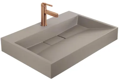 Produktbild von Waschbecken Konglomerat Rea Goya Taupe 70cm