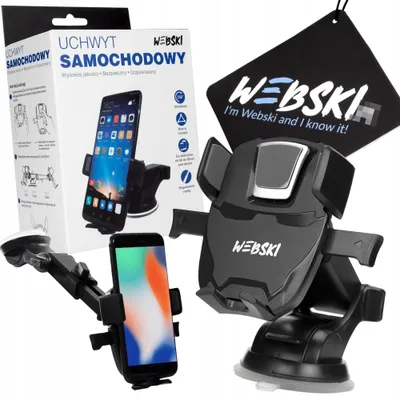 Image de Webski MK3 Support téléphone voiture Pare-brise Automatique
