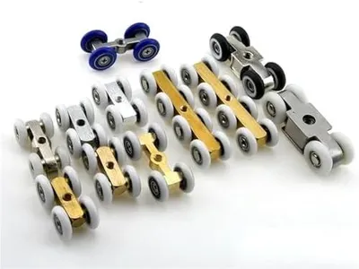 Produktbild von Aluminium-Räder für Duschtüren mit 4 Rollen
