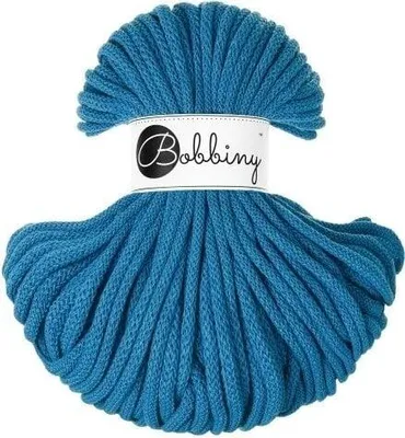 Zdjęcie produktu dla Bobbiny Premium 5 mm 50 m Dopamine Blue Sznurek