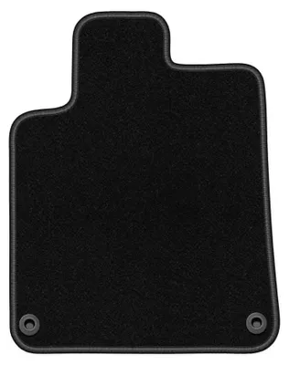 Immagine prodotto di Tappetino guidatore in moquette per Peugeot 407 2004-2011 (coupé/berlina/station wagon) – 1 pezzo, nero, su misura – Wielganizator BASIC