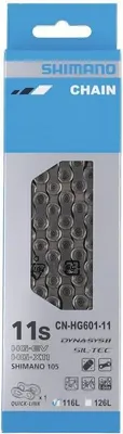 Zdjęcie produktu dla Shimano CN-HG601-11, Łańcuch rowerowy, Szlak rowerowy, Stal nierdzewna, Stal nierdzewna, 257 g, 1 szt.