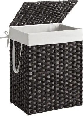 Produktbild von SONGMICS Wäschekorb, mit Griffen, faltbar, Wäschesack herausnehmbar, 90 L